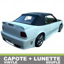 Capote auto Chevrolet Cavalier cabriolet en vinyle avec lunette arriere en PVC