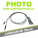 C&acirc;bles lat&eacute;raux pour capote de Chevrolet Camaro G4 cabriolet