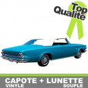 Capote auto Chrysler 300 Series cabriolet en vinyle avec lunette arriere en PVC