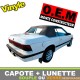 Capote auto Chrysler Le Baron cabriolet en Vinyle avec lunette arriere