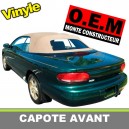 Capote partie avant  Chrysler Stratus cabriolet en Vinyle GA