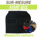 Tapis auto sur-mesure voiture Peugeot 204 cabriolet - Tapis avant en moquette velours