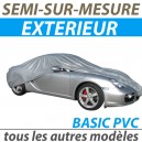 Housse ext&eacute;rieure semi-sur-mesure en PVC - Housse auto : Bache protection voiture 