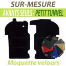 Tapis auto sur-mesure voiture Peugeot 204 cabriolet - Tapis de coffre en moquette velours