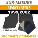 Tapis auto sur-mesure voiture Peugeot 306 cabriolet - Tapis avants en moquette aiguillet&eacute;e