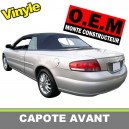 Capote partie avant Chrysler Sebring cabriolet en Vinyle GA