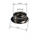 Bouton pression durable male laiton nickel&eacute; pour t&ocirc;le (lot de 10)