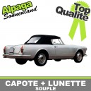 Capotes auto Alfa Romeo Touring 2000 cabriolet en Alpaga Sonnenland avec lunette arriere en PVC