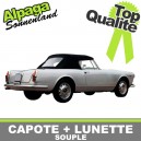 Capotes auto Alfa Romeo Touring 2000 cabriolet en Alpaga Sonnenland avec lunette arriere en PVC