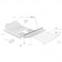 Joint arm&eacute; de protection de l'assise arri&egrave;re pour Peugeot 204