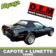 Capote auto Corvette C4 cabriolet en Alpaga avec lunette arrière en verre