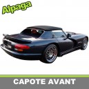 Capote partie avant Dodge Viper Targa RT10 cabriolet en Alpaga Stayfast