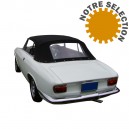 Capotes auto Alfa Romeo GTC cabriolet en Alpaga avec lunette arriere en PVC