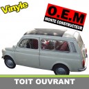 Capote toit ouvrant Fiat 500 Giardiniera cabriolet en vinyle qualit&eacute; Monte Constructeur