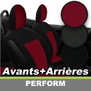 Housses si&egrave;ges auto avants sur mesure pour Alfa Romeo Spider cabriolet - "Perform"