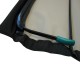 Capote toit ouvrant Fiat 500 F/L/R cabriolet en vinyle montée sur armature