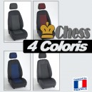 Housses si&egrave;ges auto avants sur mesure pour Alfa Romeo Spider cabriolet - "Chess"