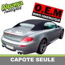 Capote auto OEM Bmw E64 serie 6 cabriolet en Alpaga Twillfast