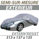 Housse ext&eacute;rieure semi-sur-mesure en PVC ExternResist - Housse auto : Bache protection Mini Moke Cagiva cabriolet