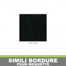 Simili cuir Noir de bordure pour moquette