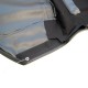 Capote auto Fiat 124 CS2 (2000) cabriolet coton double face Pininfarina avec lunette arrière en PVC