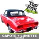 Capote auto Fiat 850 cabriolet en Alpaga Stayfast avec lunette arrière en PVC