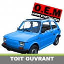 Capote toit ouvrant Fiat 126 d&eacute;couvrable en vinyle