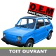 Capote toit ouvrant Fiat 126 découvrable en vinyle