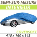 Housse int&eacute;rieure semi-sur-mesure en Polypropyl&egrave;ne COVERSOFT - Housse auto : Bache protection AC Cobra cabriolet