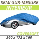 Housse int&eacute;rieure semi-sur-mesure en Polypropyl&egrave;ne COVERSOFT - Housse auto : Bache protection Suzuki Samurai cabriolet