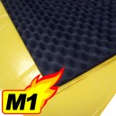 Insonorisant en Mousse alv&eacute;olaire non inflammable en plaque adh&eacute;sive - 1mx0.5m