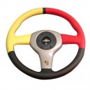 Volant Personal Williams en cuir avec logo Williams