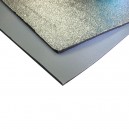 Isolant thermique aluminis&eacute; en plaque adh&eacute;sive - 1mx0.5m