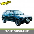 Capote/Dessus de toit pliant Volkswagen Golf Country d&eacute;couvrable en Vinyle