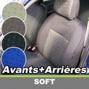 Housses si&egrave;ges auto avants + arri&egrave;res sur mesure pour Alfa Romeo GTV coup&eacute; - "Soft"