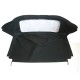 Capote auto Austin Healey 100-6 BN6/3000 BN7 cabriolet en Alpaga Stayfast avec lunette arriere en PVC