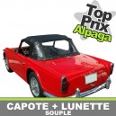 Capote Triumph TR4A cabriolet en Alpaga Stayfast