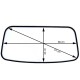Lunette arrière pour capote auto OEM de Fiat Barchetta cabriolet