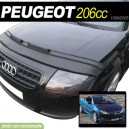 Bra, prot&egrave;ge capot pour Peugeot 206cc cabriolet