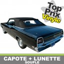 Capote auto Ford Torino cabriolet en vinyle avec lunette arriere en PVC