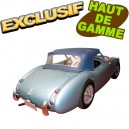 Capotes auto Austin Healey 100-4/BN1/BN2 cabriolet en Alpaga avec lunette arriere en PVC