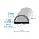 Butoir 25x14mm