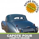 Capote auto Jaguar XK 120 D.H.C cabriolet en Vinyle pour lunette origine