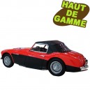 Capotes auto Austin Healey 100-6 BN4, 3000 BT7 cabriolet en Alpaga avec lunette arriere en PVC