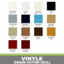 Toile &agrave; capote Vinyle Grain coton