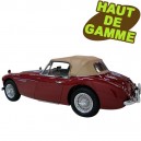 Capote auto Austin Healey 3000 BJ7 cabriolet en Alpaga avec lunette arriere en PVC